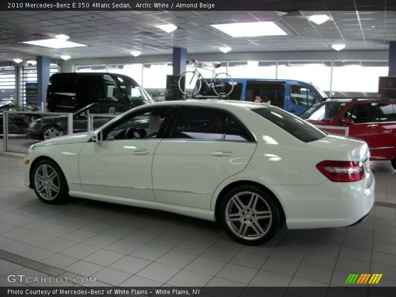 Arctic White / Almond Beige 2010 Mercedes-Benz E 350 4Matic Sedan