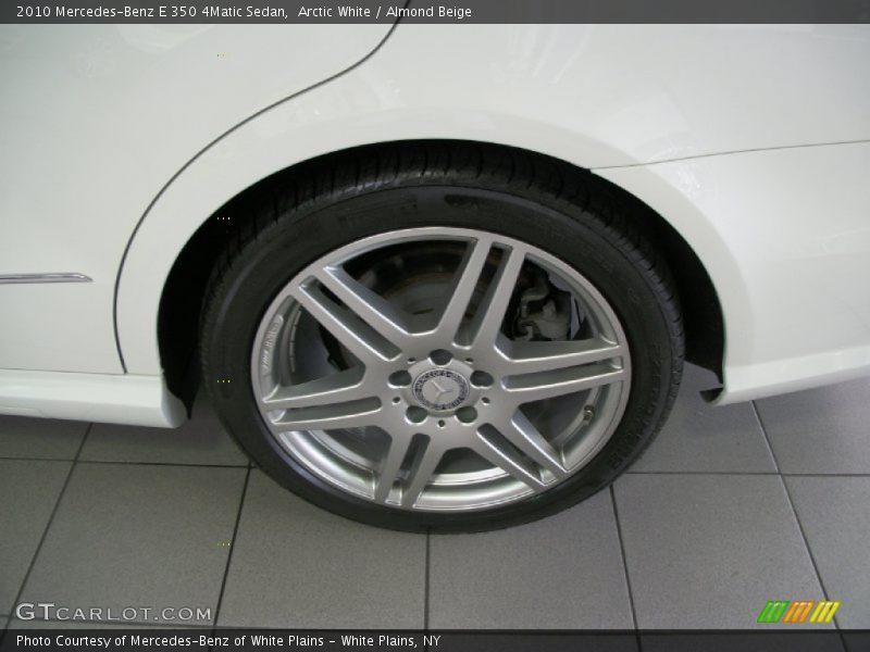 Arctic White / Almond Beige 2010 Mercedes-Benz E 350 4Matic Sedan