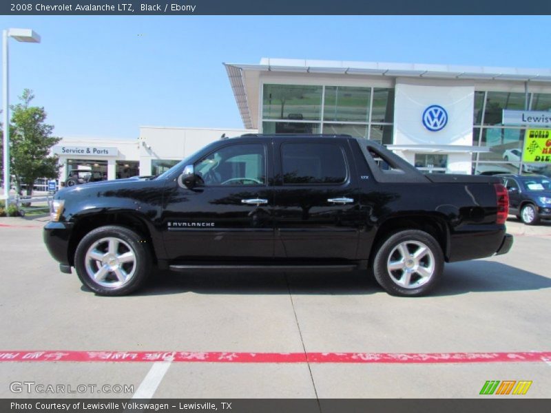 Black / Ebony 2008 Chevrolet Avalanche LTZ