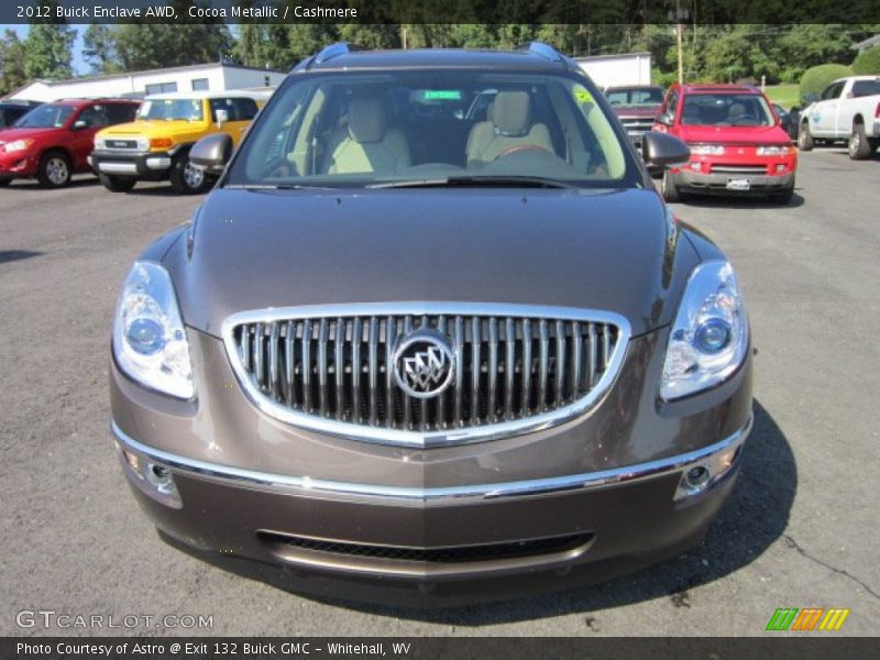 Cocoa Metallic / Cashmere 2012 Buick Enclave AWD