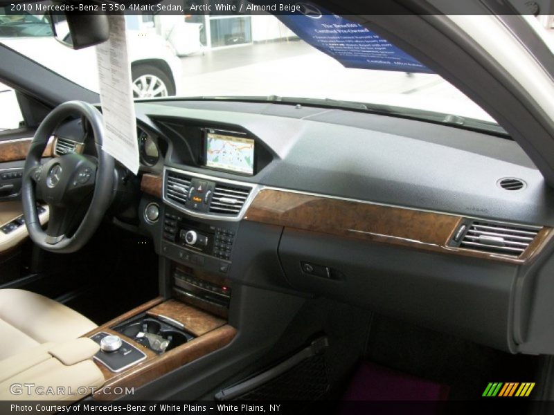 Arctic White / Almond Beige 2010 Mercedes-Benz E 350 4Matic Sedan