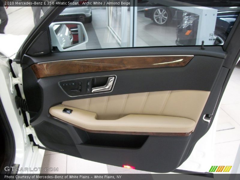 Arctic White / Almond Beige 2010 Mercedes-Benz E 350 4Matic Sedan
