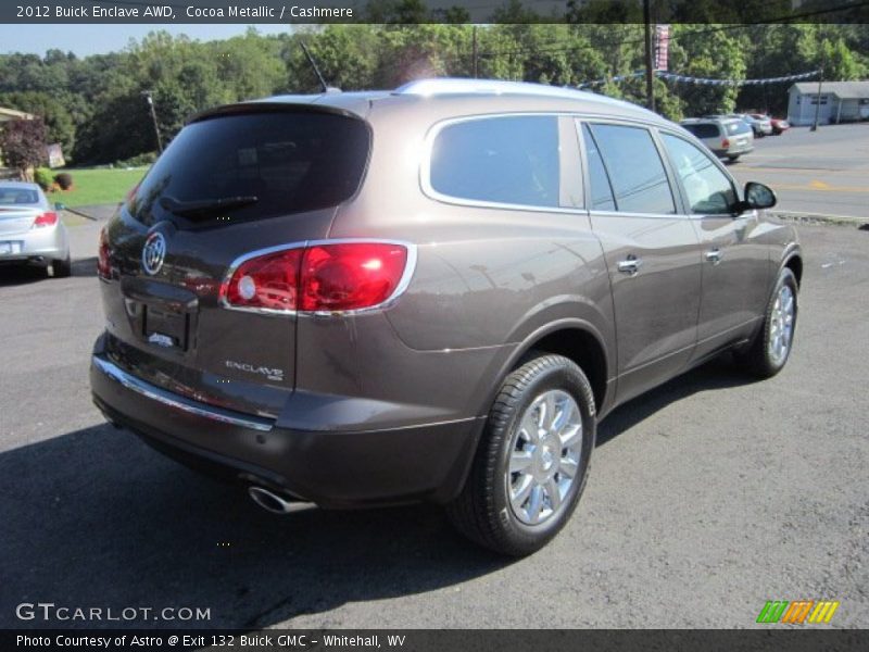 Cocoa Metallic / Cashmere 2012 Buick Enclave AWD
