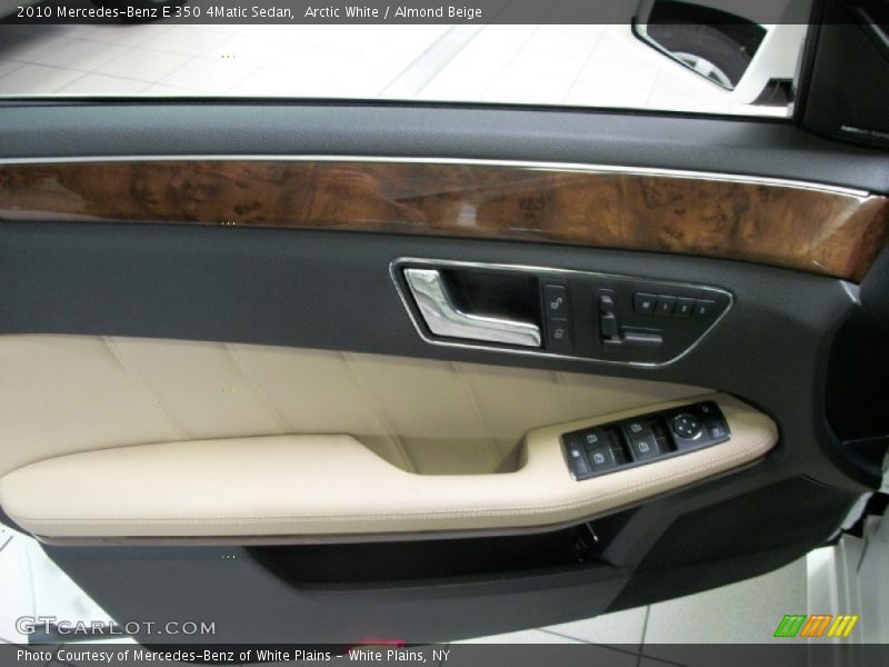 Arctic White / Almond Beige 2010 Mercedes-Benz E 350 4Matic Sedan