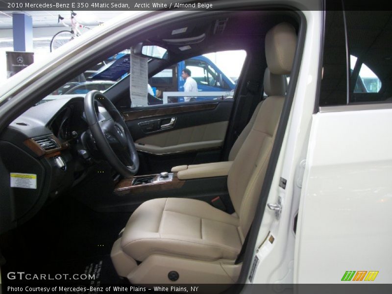Arctic White / Almond Beige 2010 Mercedes-Benz E 350 4Matic Sedan
