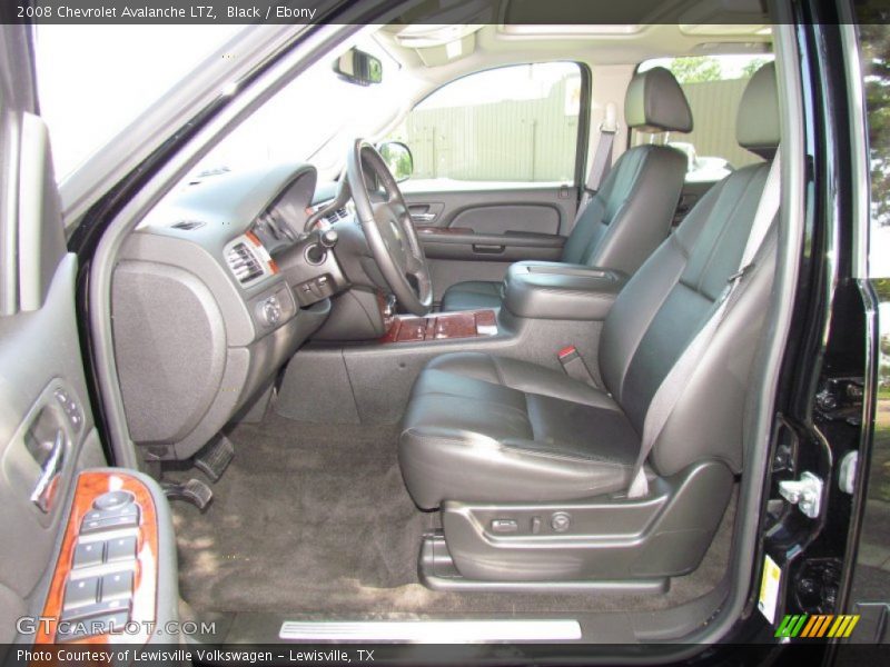  2008 Avalanche LTZ Ebony Interior