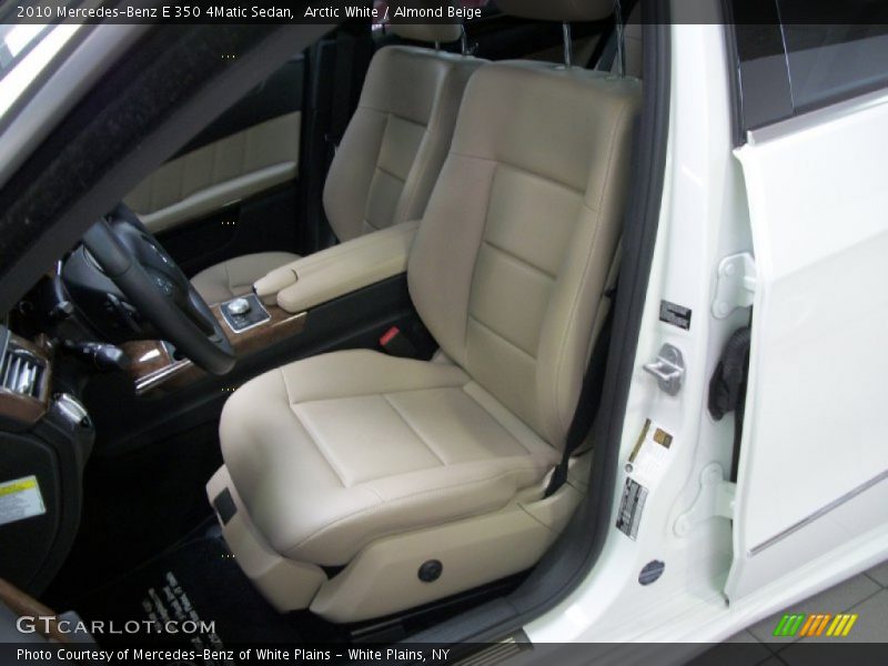 Arctic White / Almond Beige 2010 Mercedes-Benz E 350 4Matic Sedan