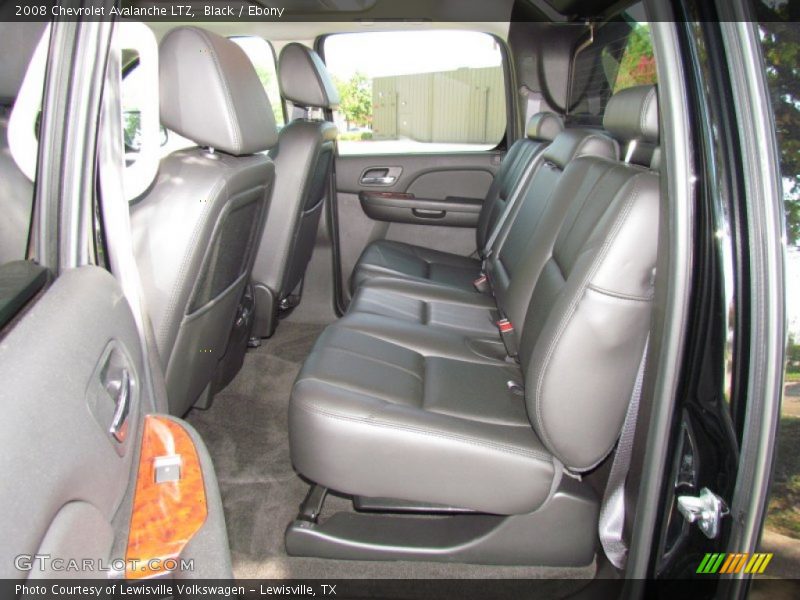  2008 Avalanche LTZ Ebony Interior