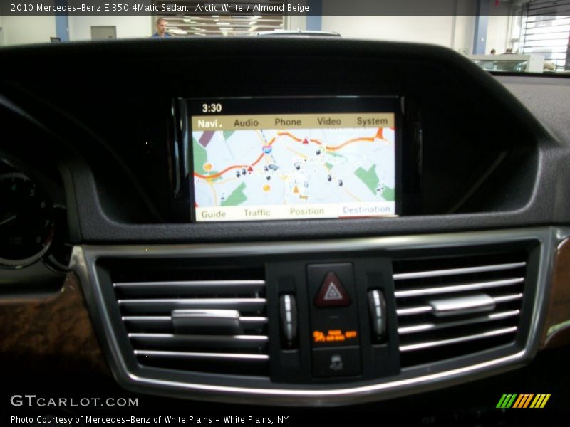 Arctic White / Almond Beige 2010 Mercedes-Benz E 350 4Matic Sedan