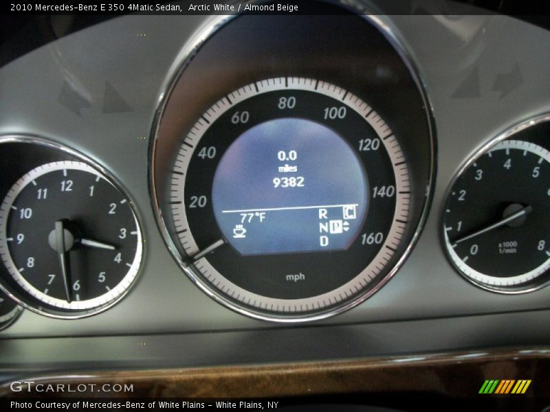 Arctic White / Almond Beige 2010 Mercedes-Benz E 350 4Matic Sedan