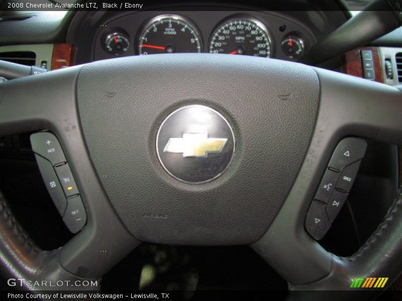 Black / Ebony 2008 Chevrolet Avalanche LTZ