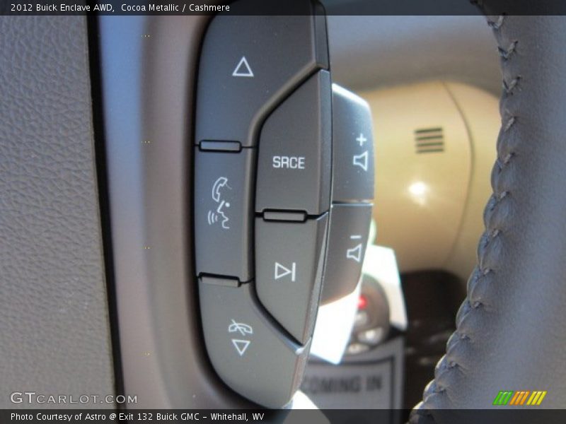 Controls of 2012 Enclave AWD