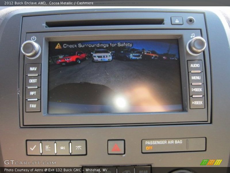 Controls of 2012 Enclave AWD