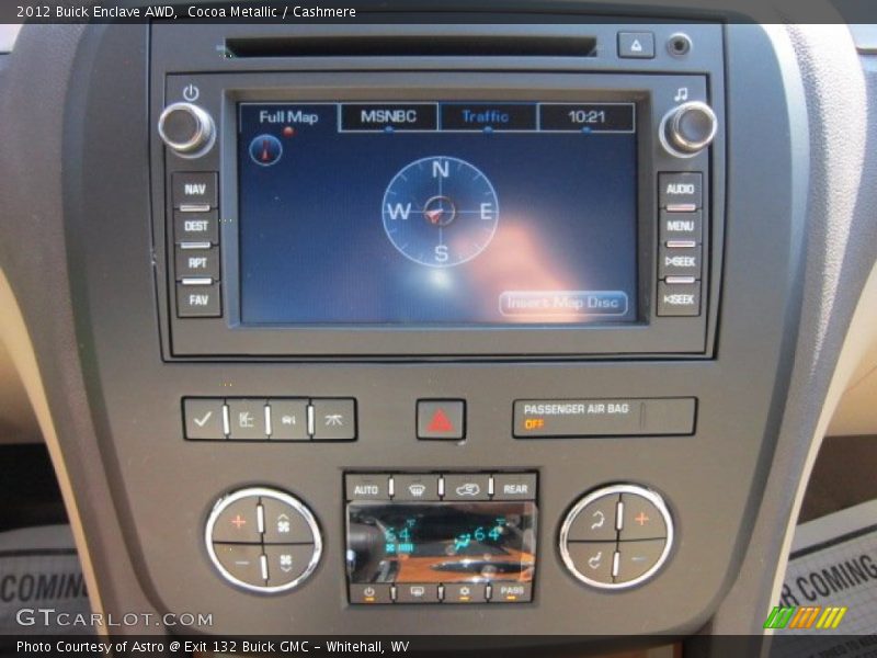 Cocoa Metallic / Cashmere 2012 Buick Enclave AWD