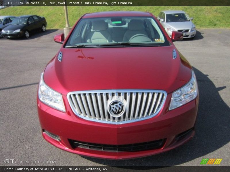 Red Jewel Tintcoat / Dark Titanium/Light Titanium 2010 Buick LaCrosse CX