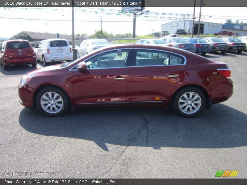 Red Jewel Tintcoat / Dark Titanium/Light Titanium 2010 Buick LaCrosse CX