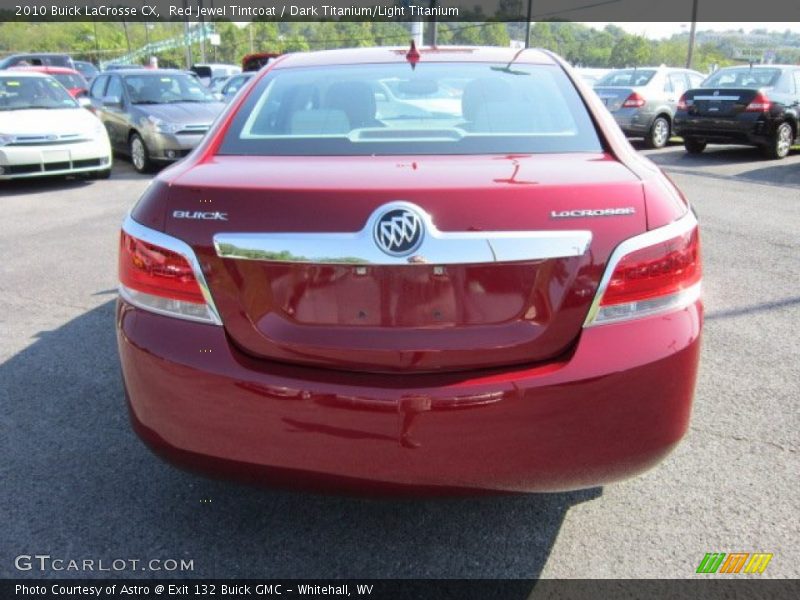 Red Jewel Tintcoat / Dark Titanium/Light Titanium 2010 Buick LaCrosse CX