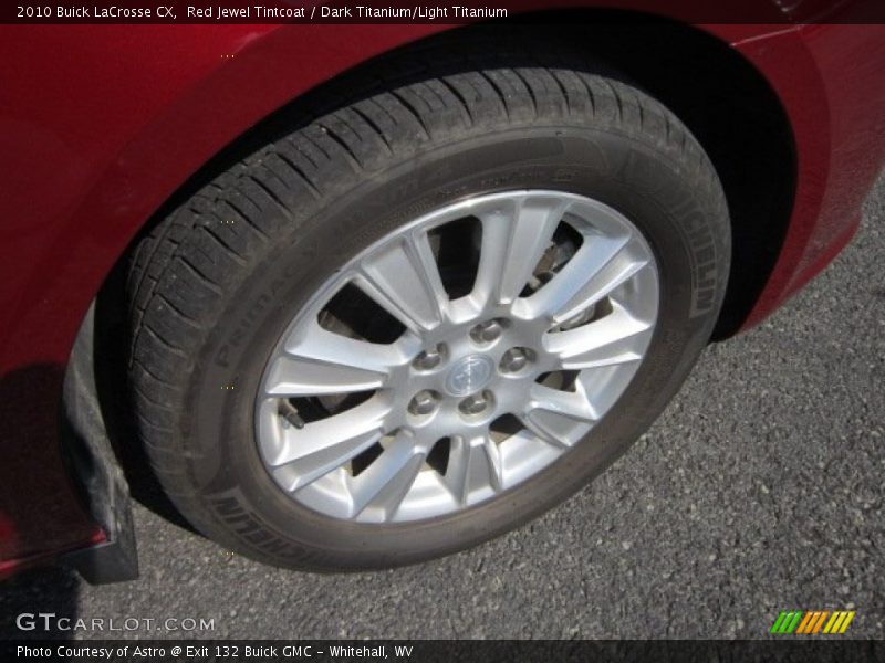Red Jewel Tintcoat / Dark Titanium/Light Titanium 2010 Buick LaCrosse CX