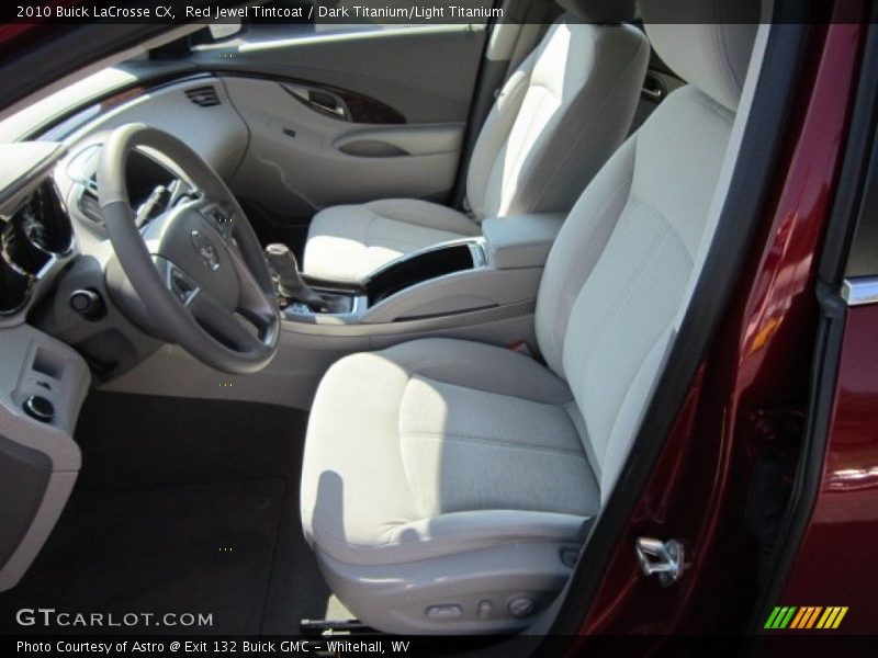 Red Jewel Tintcoat / Dark Titanium/Light Titanium 2010 Buick LaCrosse CX