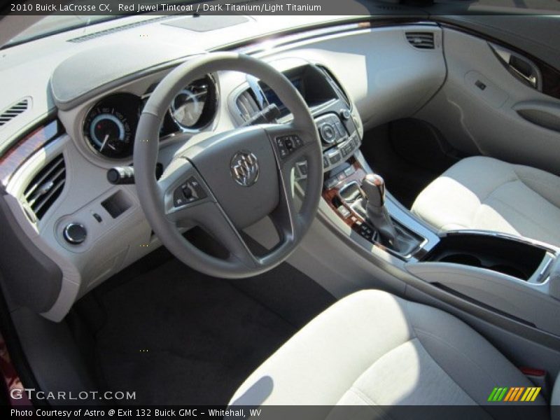 Red Jewel Tintcoat / Dark Titanium/Light Titanium 2010 Buick LaCrosse CX