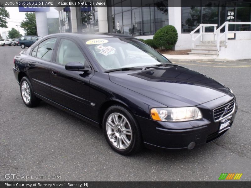 Magic Blue Metallic / Beige 2006 Volvo S60 2.5T AWD