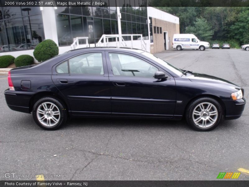 Magic Blue Metallic / Beige 2006 Volvo S60 2.5T AWD