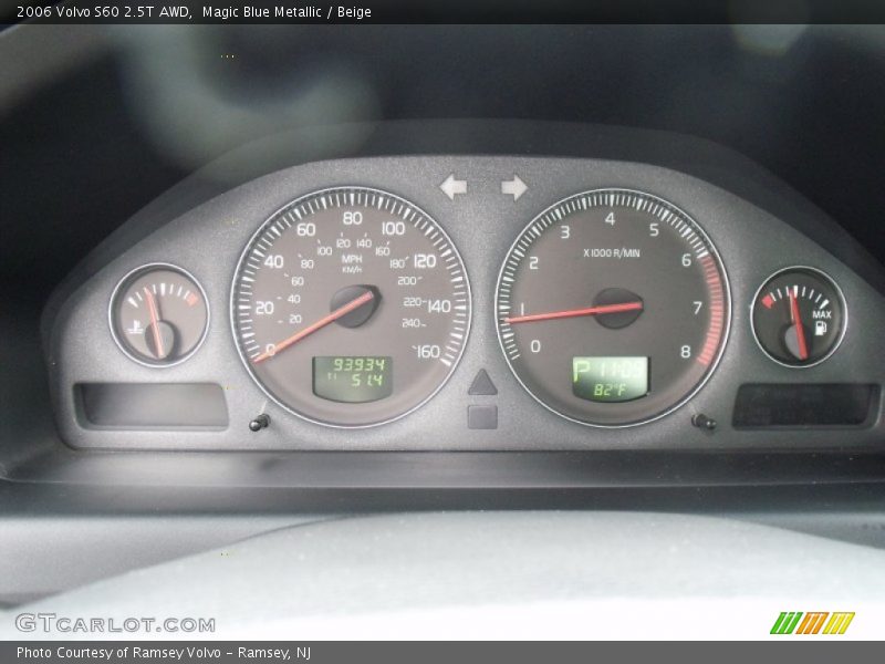 Magic Blue Metallic / Beige 2006 Volvo S60 2.5T AWD