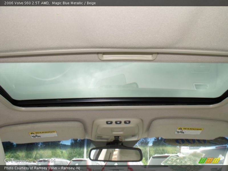 Magic Blue Metallic / Beige 2006 Volvo S60 2.5T AWD