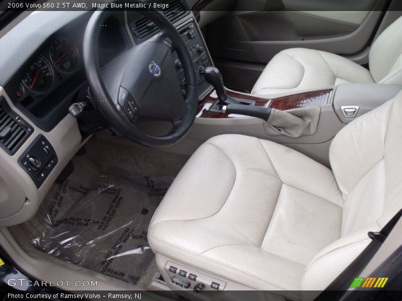 Magic Blue Metallic / Beige 2006 Volvo S60 2.5T AWD