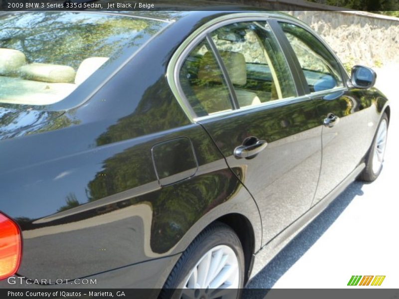 Jet Black / Beige 2009 BMW 3 Series 335d Sedan