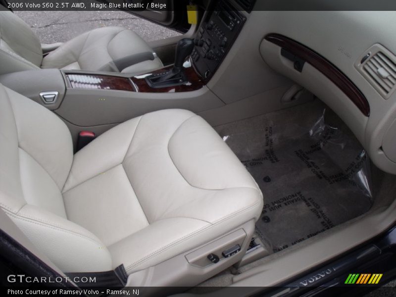 Magic Blue Metallic / Beige 2006 Volvo S60 2.5T AWD