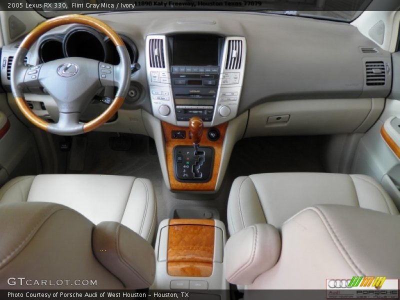 Flint Gray Mica / Ivory 2005 Lexus RX 330