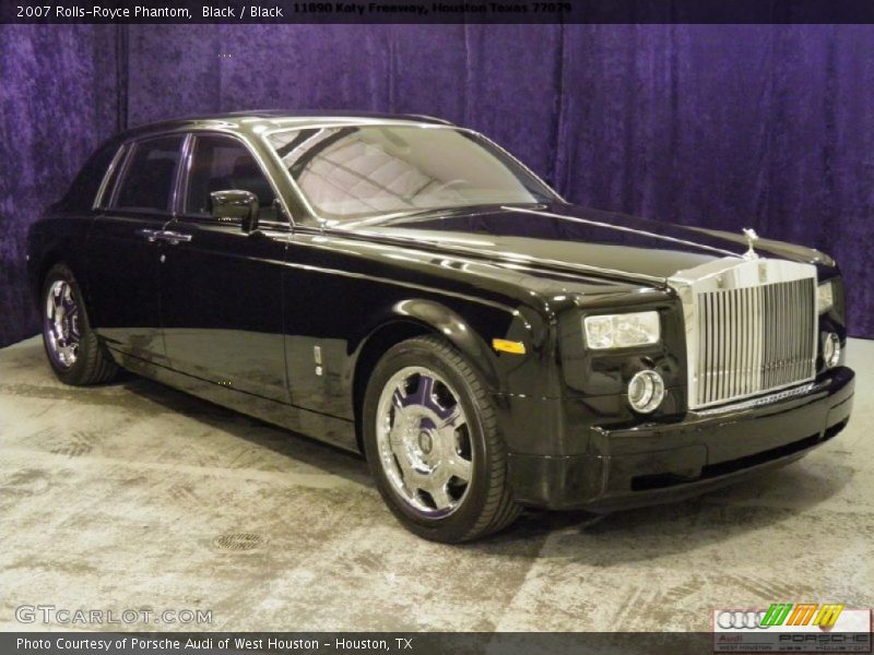 Black / Black 2007 Rolls-Royce Phantom