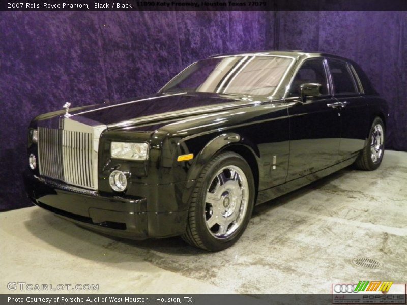 Black / Black 2007 Rolls-Royce Phantom