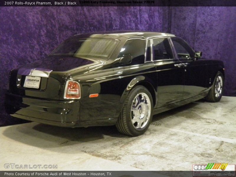 Black / Black 2007 Rolls-Royce Phantom