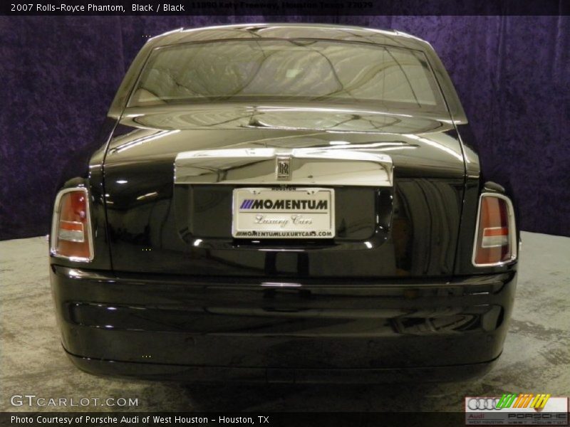 Black / Black 2007 Rolls-Royce Phantom