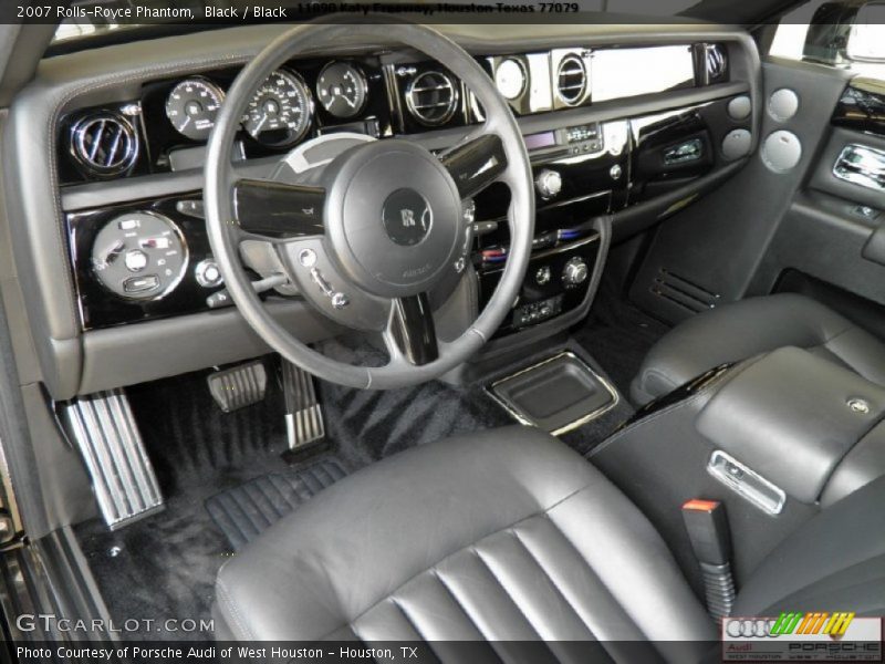 Black / Black 2007 Rolls-Royce Phantom
