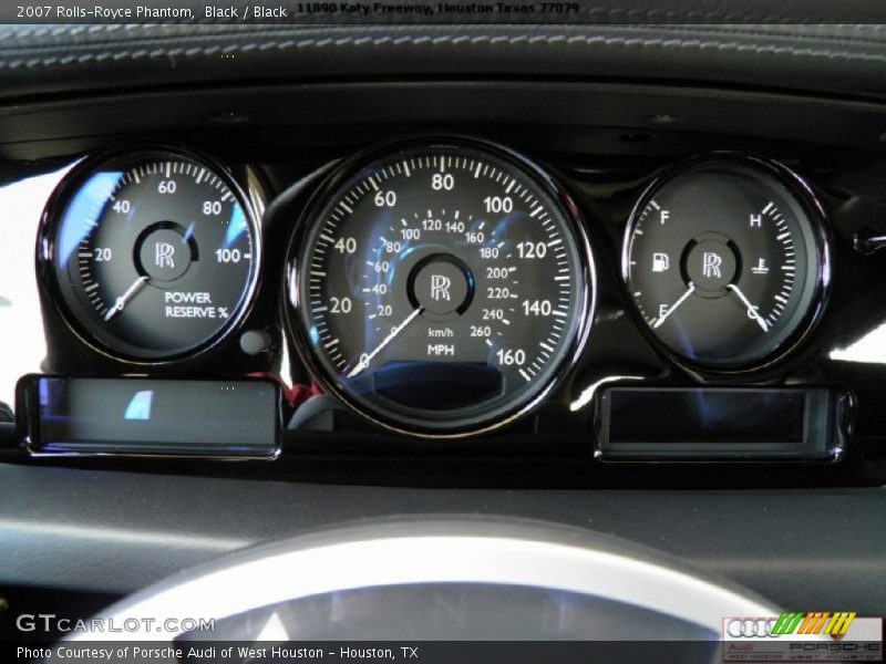 Black / Black 2007 Rolls-Royce Phantom