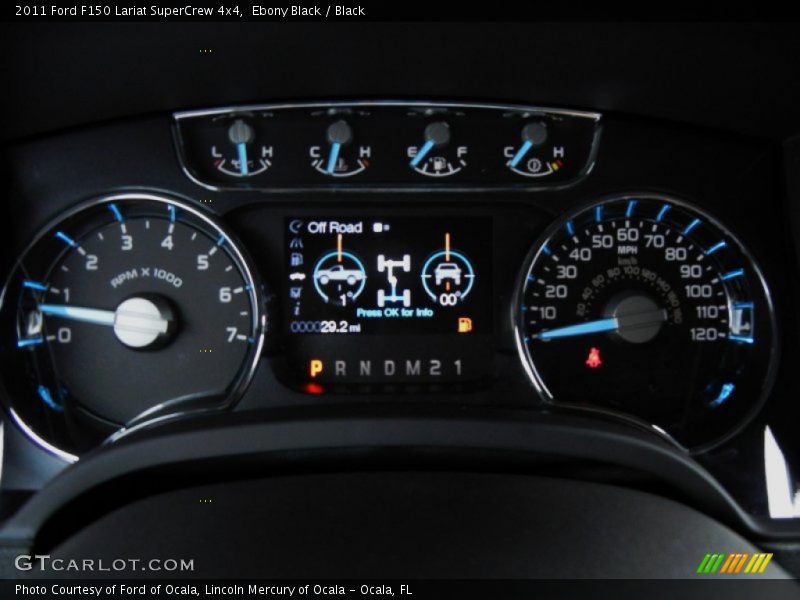 Ebony Black / Black 2011 Ford F150 Lariat SuperCrew 4x4