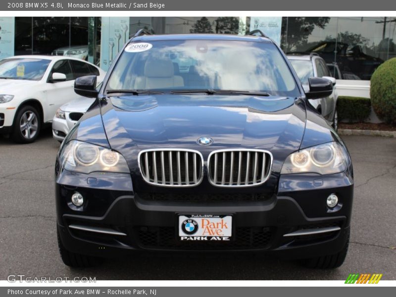 Monaco Blue Metallic / Sand Beige 2008 BMW X5 4.8i