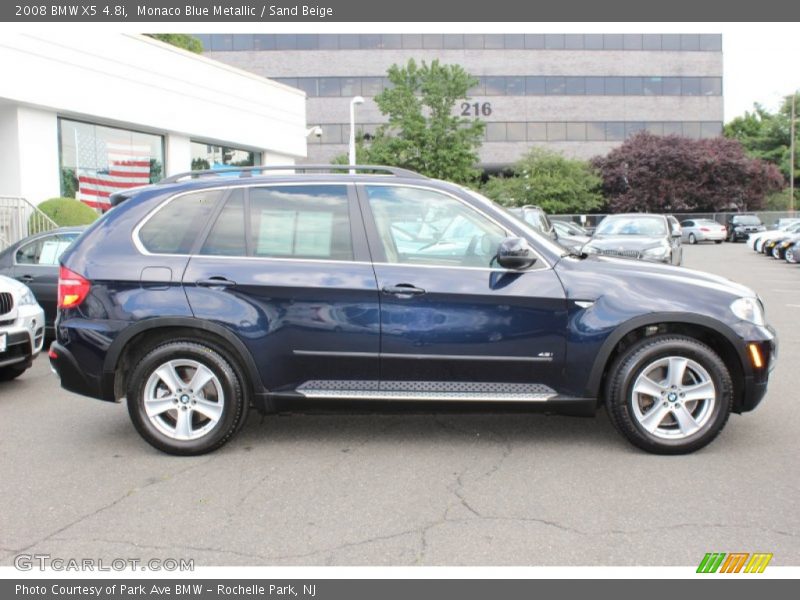 Monaco Blue Metallic / Sand Beige 2008 BMW X5 4.8i
