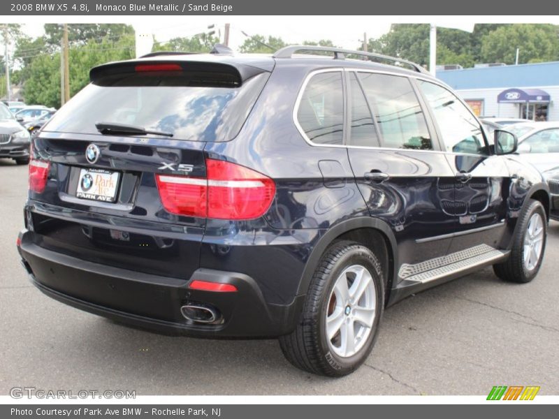 Monaco Blue Metallic / Sand Beige 2008 BMW X5 4.8i