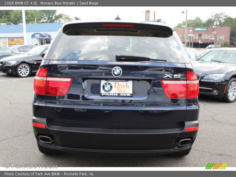 Monaco Blue Metallic / Sand Beige 2008 BMW X5 4.8i