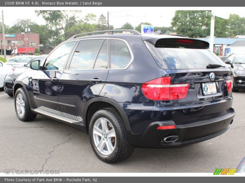 Monaco Blue Metallic / Sand Beige 2008 BMW X5 4.8i