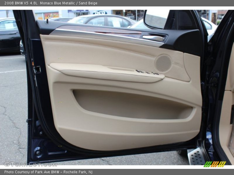 Monaco Blue Metallic / Sand Beige 2008 BMW X5 4.8i
