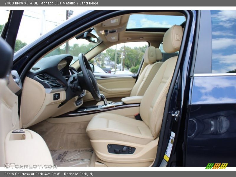 Monaco Blue Metallic / Sand Beige 2008 BMW X5 4.8i