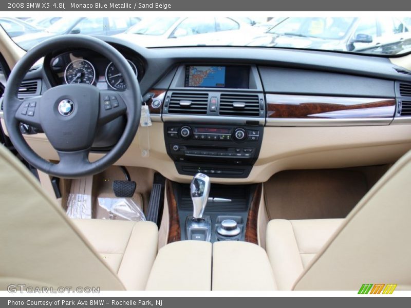Monaco Blue Metallic / Sand Beige 2008 BMW X5 4.8i