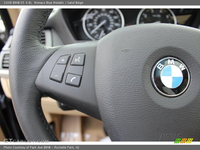 Monaco Blue Metallic / Sand Beige 2008 BMW X5 4.8i