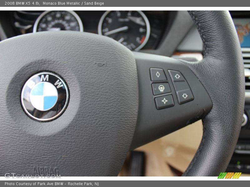 Monaco Blue Metallic / Sand Beige 2008 BMW X5 4.8i