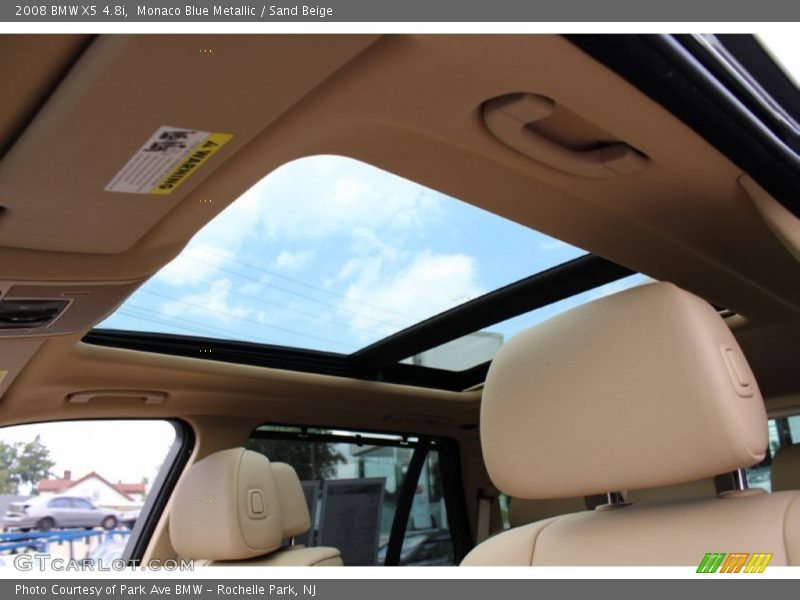 Monaco Blue Metallic / Sand Beige 2008 BMW X5 4.8i